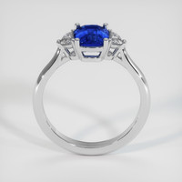 1.58 Ct. Blue Sapphire Ring, 18K White Gold 3