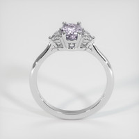 0.94 Ct. Grey Sapphire Ring, 18K White Gold 3