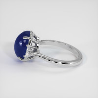 5.44 Ct. Sapphire Ring, 18K White Gold 4