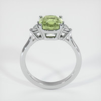 2.88 Ct. Sapphire Ring, 18K White Gold 3