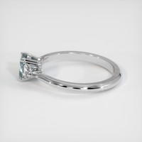1.02 Ct. Sapphire Ring, 18K White Gold 4