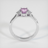 0.79 Ct. Purple Sapphire Ring, 18K White Gold 3