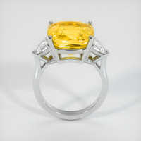 10.02 Ct. Sapphire Ring, 18K White Gold 3
