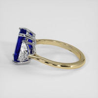 3.99 Ct. Blue Sapphire Ring, 14K White & Yellow 4