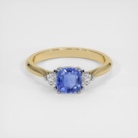 1.31 Ct. Blue Sapphire Ring, 14K White & Yellow 1