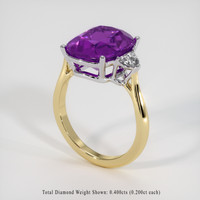 4.86 Ct. Gemstone Ring, 18K White & Yellow 2