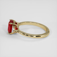 3.27 Ct. Ruby Ring, 10K Yellow Gold 4