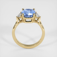 4.00 Ct. Blue Sapphire Ring, 10K Yellow Gold 3