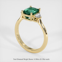 1.58 Ct. Gemstone Ring, 14K Yellow Gold 2