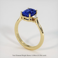 3.49 Ct. Sapphire Ring, 14K Yellow Gold 2