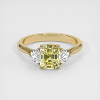 2.44 Ct. Yellow Sapphire Ring, 14K Yellow Gold 1