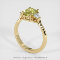 2.44 Ct. Yellow Sapphire Ring, 14K Yellow Gold 2