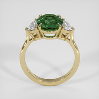 4.05 Ct. Green Sapphire Ring, 14K Yellow Gold 3