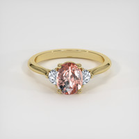 2.00 Ct. Sapphire Ring, 14K Yellow Gold 1