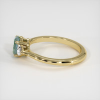 1.13 Ct. Sapphire Ring, 14K Yellow Gold 4