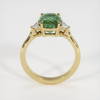 2.78 Ct. Green Sapphire Ring, 14K Yellow Gold 3