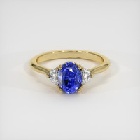 1.76 Ct. Sapphire Ring, 18K Yellow Gold 1