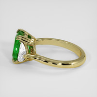 2.46 Ct. Emerald Ring, 18K Yellow Gold 4