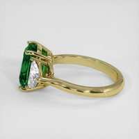 2.82 Ct. Emerald Ring, 18K Yellow Gold 4