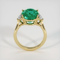 6.05 Ct. Emerald Ring, 18K Yellow Gold 3