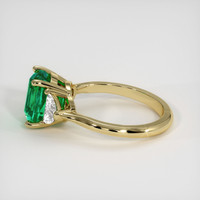 2.26 Ct. Emerald Ring, 18K Yellow Gold 4