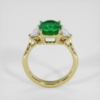 2.44 Ct. Emerald Ring, 18K Yellow Gold 3