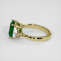 2.44 Ct. Emerald Ring, 18K Yellow Gold 4