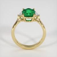 2.50 Ct. Emerald Ring, 18K Yellow Gold 3