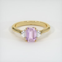 1.61 Ct. Sapphire Ring, 18K Yellow Gold 1