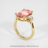 9.05 Ct. Sapphire Ring, 18K Yellow Gold 2