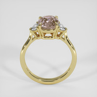 2.06 Ct. Pink Sapphire Ring, 18K Yellow Gold 3