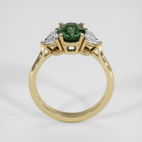 2.08 Ct. Green Sapphire Ring, 18K Yellow Gold 3