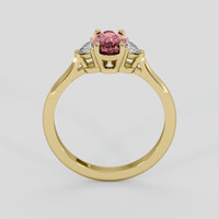1.04 Ct. Bi Color Sapphire Ring, 18K Yellow Gold 3