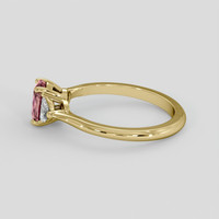 1.04 Ct. Bi Color Sapphire Ring, 18K Yellow Gold 4