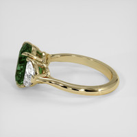 4.05 Ct. Green Sapphire Ring, 18K Yellow Gold 4