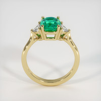 1.95 Ct. Emerald Ring, 18K Yellow Gold 3