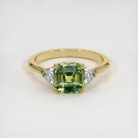 2.53 Ct. Sapphire Ring, 18K Yellow Gold 1