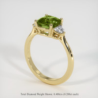 2.53 Ct. Sapphire Ring, 18K Yellow Gold 2