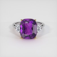 4.86 Ct. Gemstone Ring, 14K Yellow & White 1