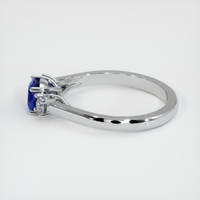 0.65 Ct. Sapphire Ring, Platinum 950 4