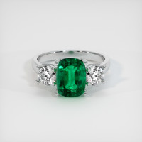 2.28 Ct. Emerald Ring, Platinum 950 1