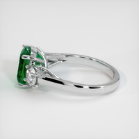 2.28 Ct. Emerald Ring, Platinum 950 4