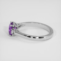 2.11 Ct. Purple Sapphire Ring, Platinum 950 4