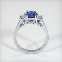 1.20 Ct. Blue Sapphire Ring, 10K White Gold 3