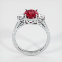 2.52 Ct. Ruby Ring, 10K White Gold 3