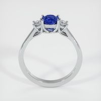 0.65 Ct. Sapphire Ring, 14K White Gold 3