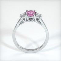 1.41 Ct. Pink Sapphire Ring, 14K White Gold 3