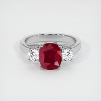 Ruby Ring 2.52 Ct., 14K White Gold Preview