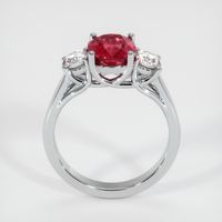 2.52 Ct. Ruby Ring, 14K White Gold 3