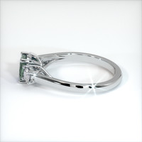 1.07 Ct. Sapphire Ring, 14K White Gold 4